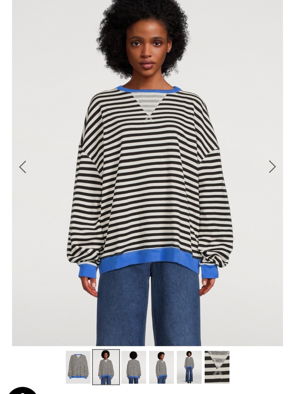 FREE PEOPLE
Classic Striped Sweatshirt